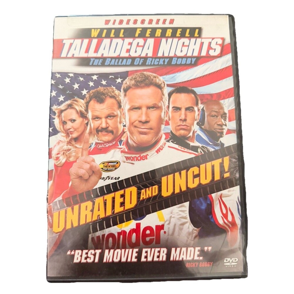 Talladega Nights The Ballad of Ricky Bobby DVD 2006 Unrated Will Ferrell